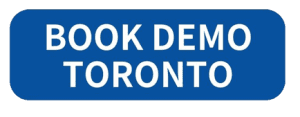 a blue button that says BOOK DEMO TORONTO