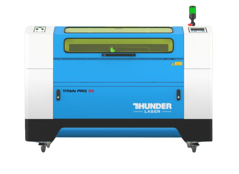 Titan Thunder Laser dual source blue metal laser machine with white