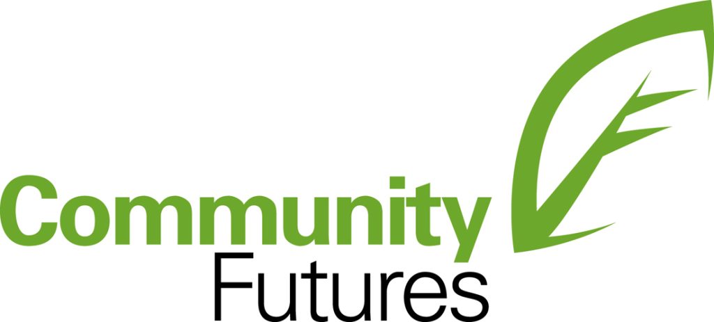 green font community future logo with feather
