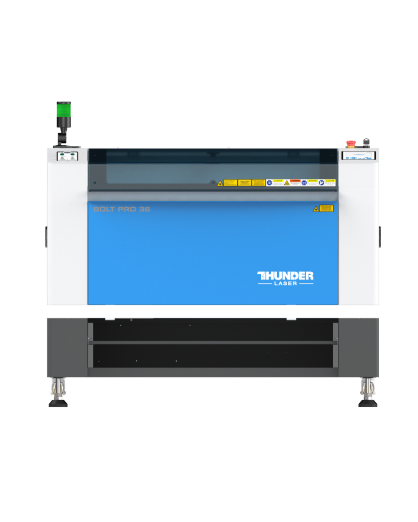Thunder Bolt pro 36 white and blue laser machines